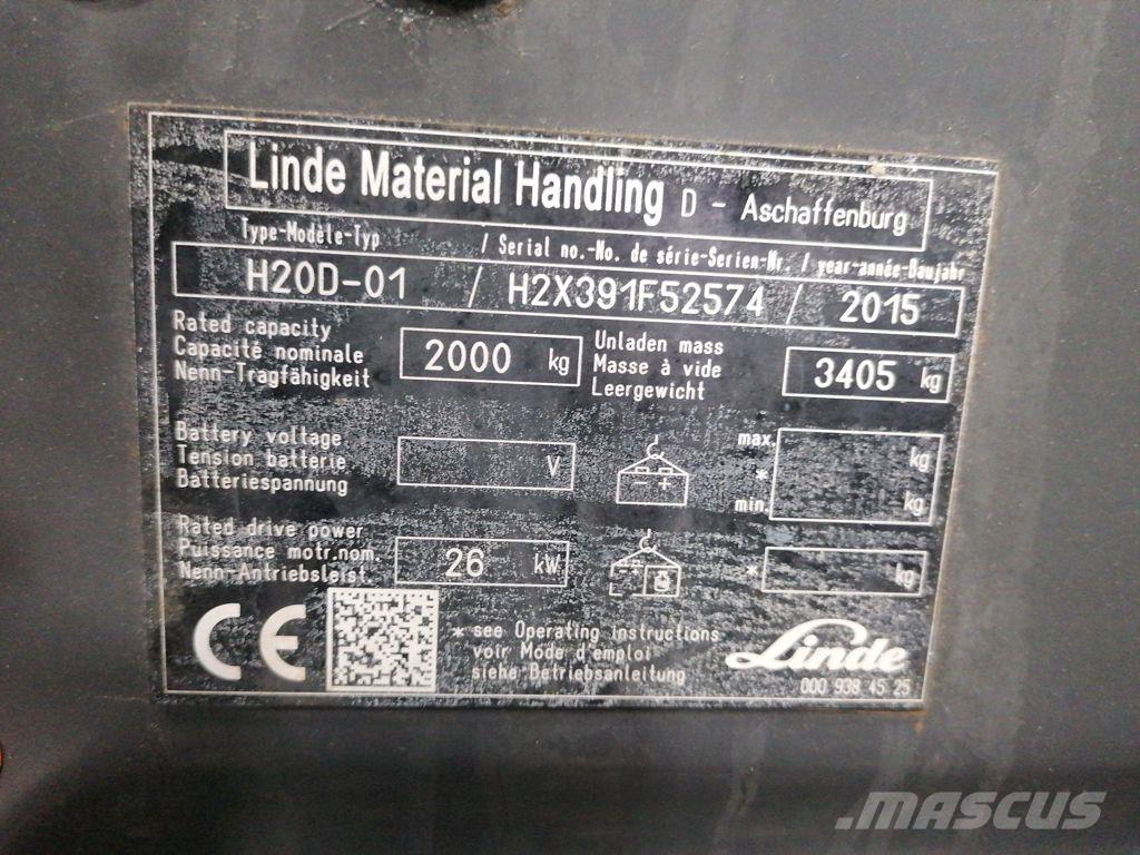 Linde H20D-01 Dieselové vozíky