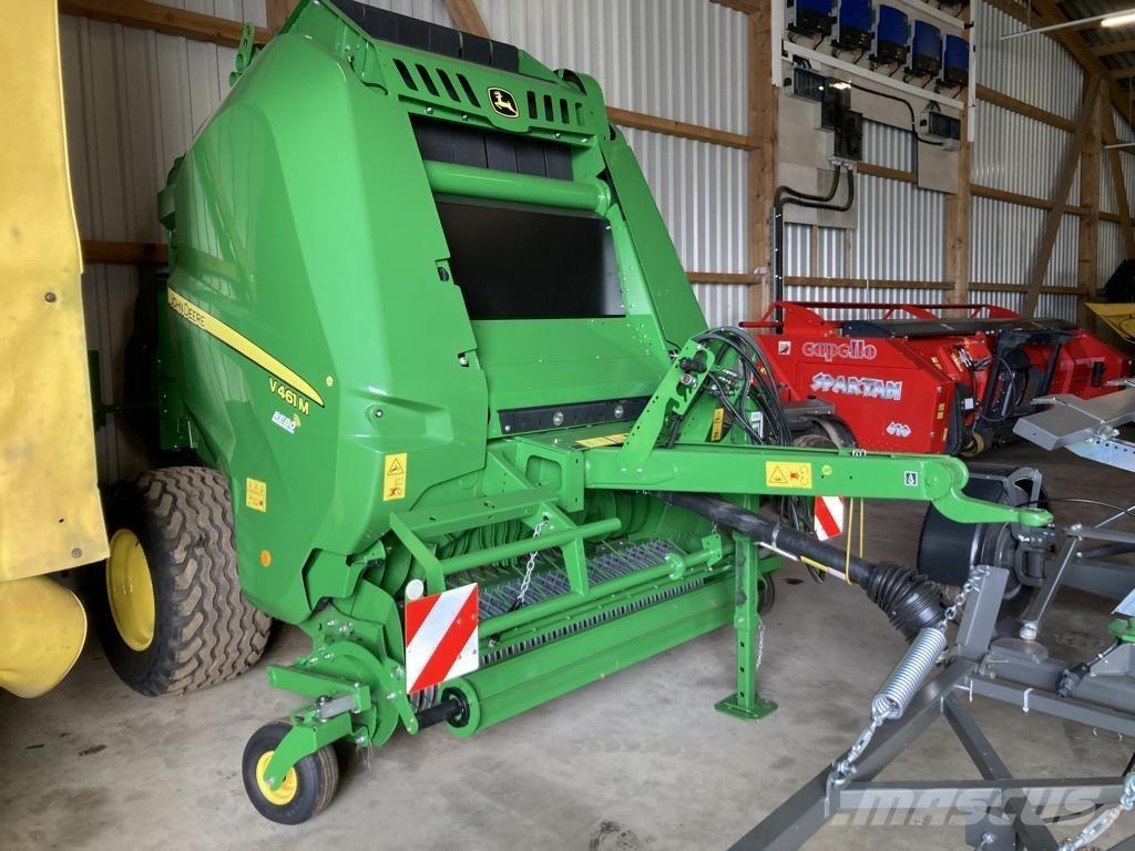 John Deere V461M Lis na válcové balíky