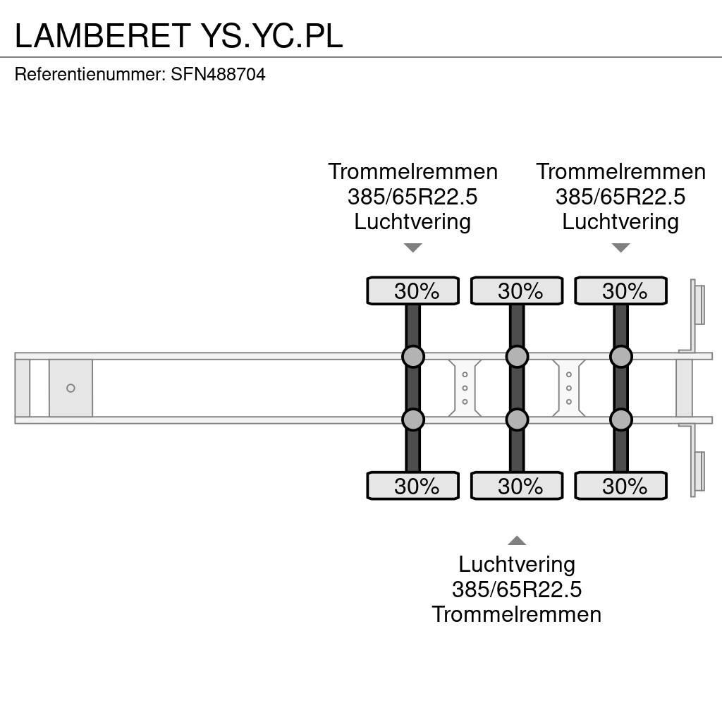 Lamberet YS.YC.PL Chladírenské návěsy