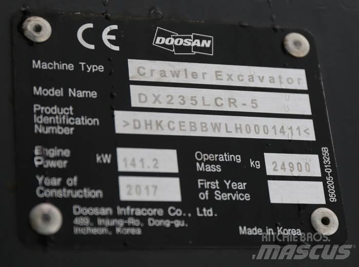 Doosan DX235LCR-5 Pásová rýpadla