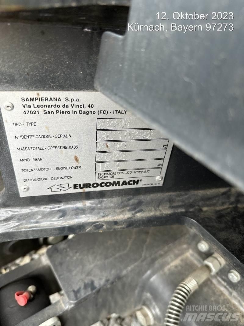 Eurocomach 22SR Mini rýpadla < 7t