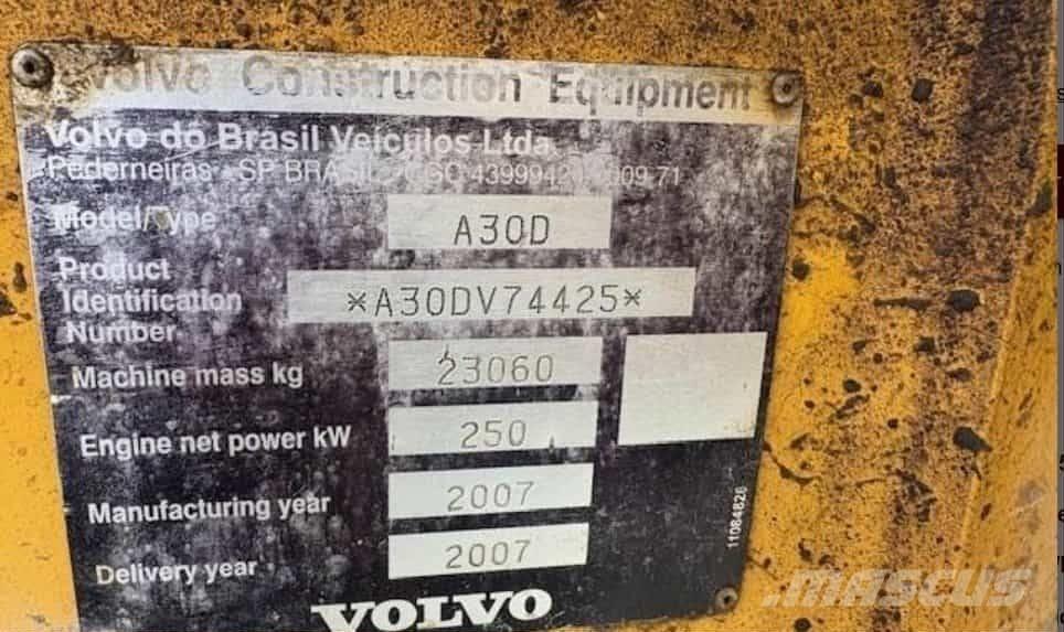 Volvo A 30 D Kloubové dempry