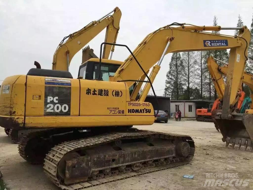 Komatsu pc200-7 Pásová rýpadla