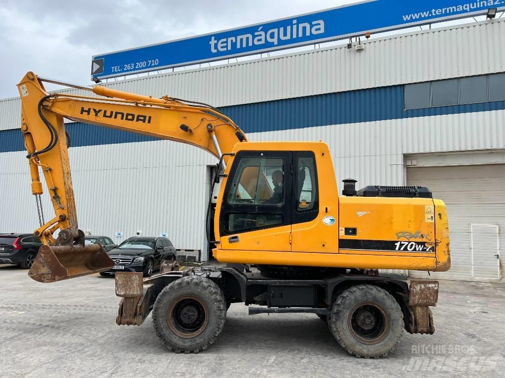 Hyundai R 170W-7 Kolová rýpadla