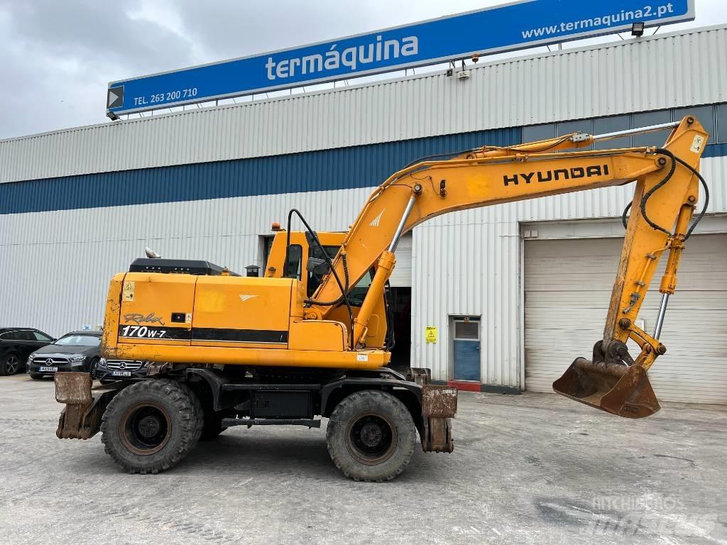 Hyundai R 170W-7 Kolová rýpadla