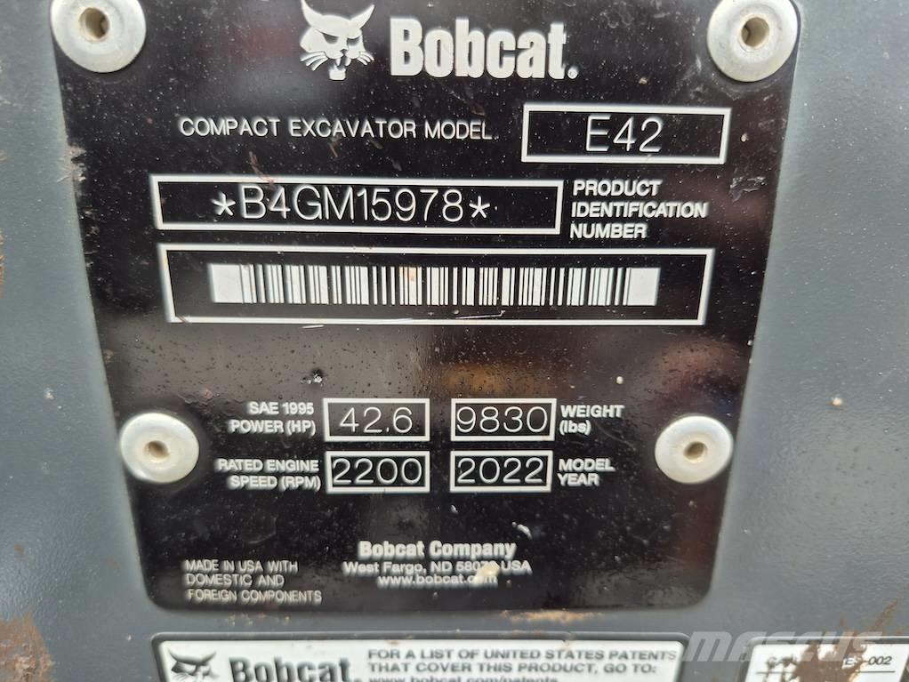 Bobcat E 42 Mini rýpadla < 7t