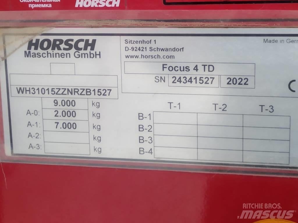Horsch Focus 4 TD Mechanické secí stroje