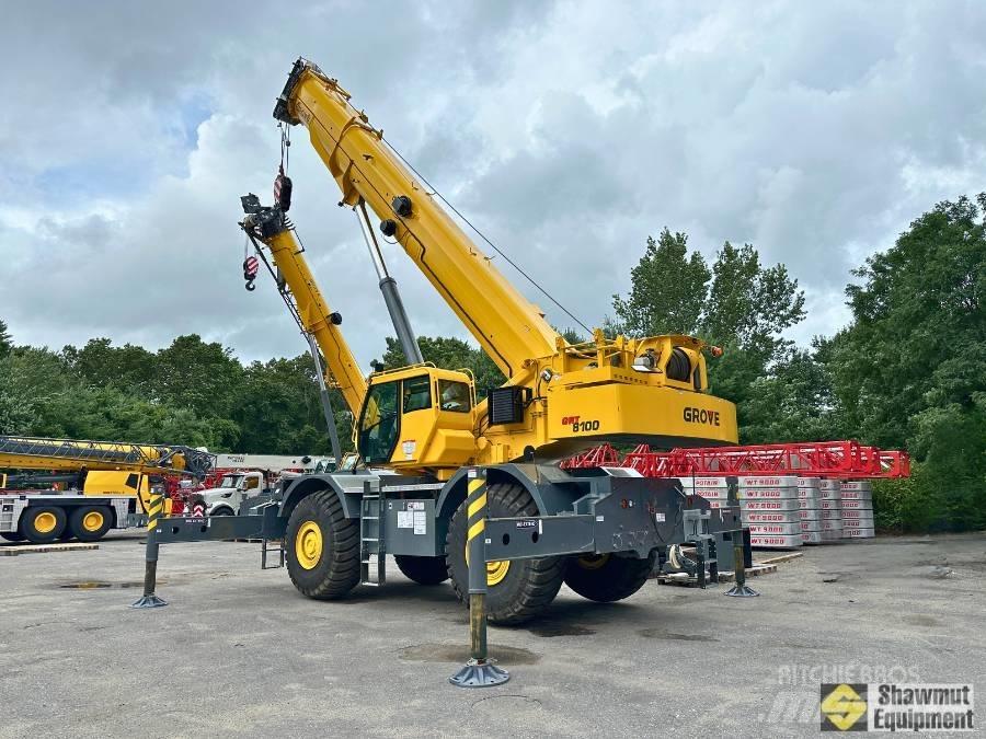Grove GRT 8100 Jeřáby pro těžký terén