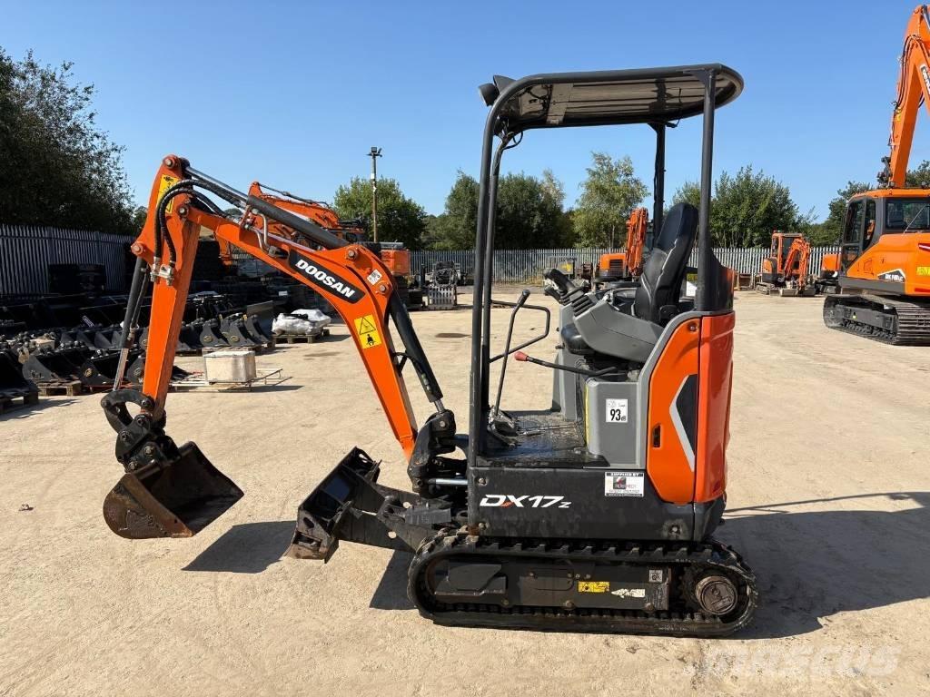 Doosan DX 17 Mini rýpadla < 7t