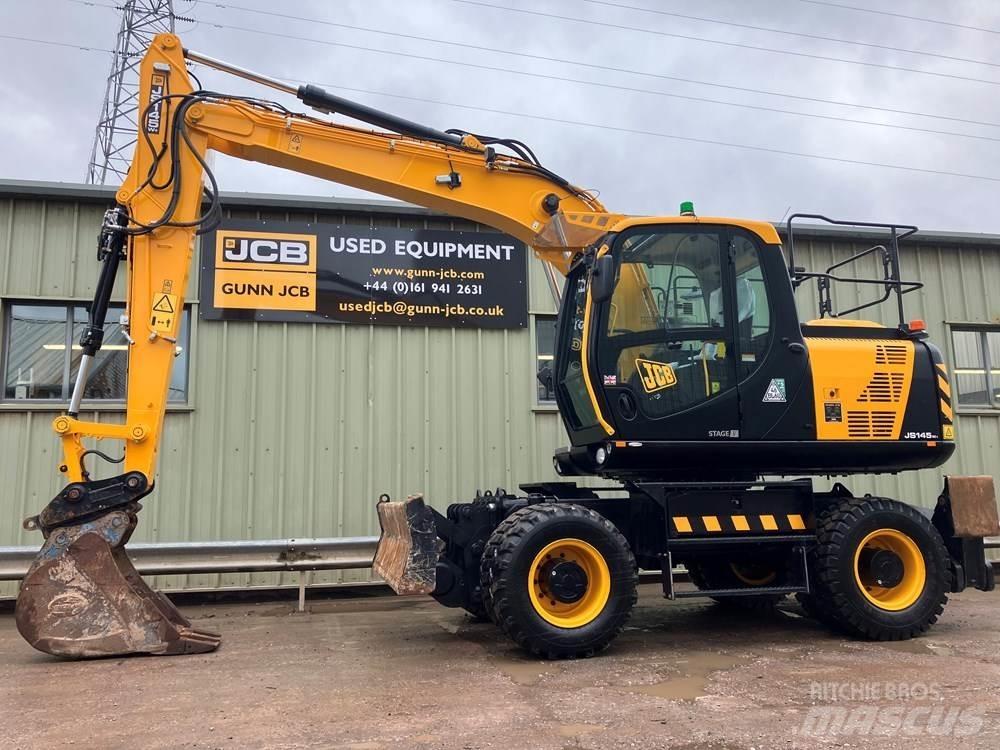 JCB JS145W Kolová rýpadla