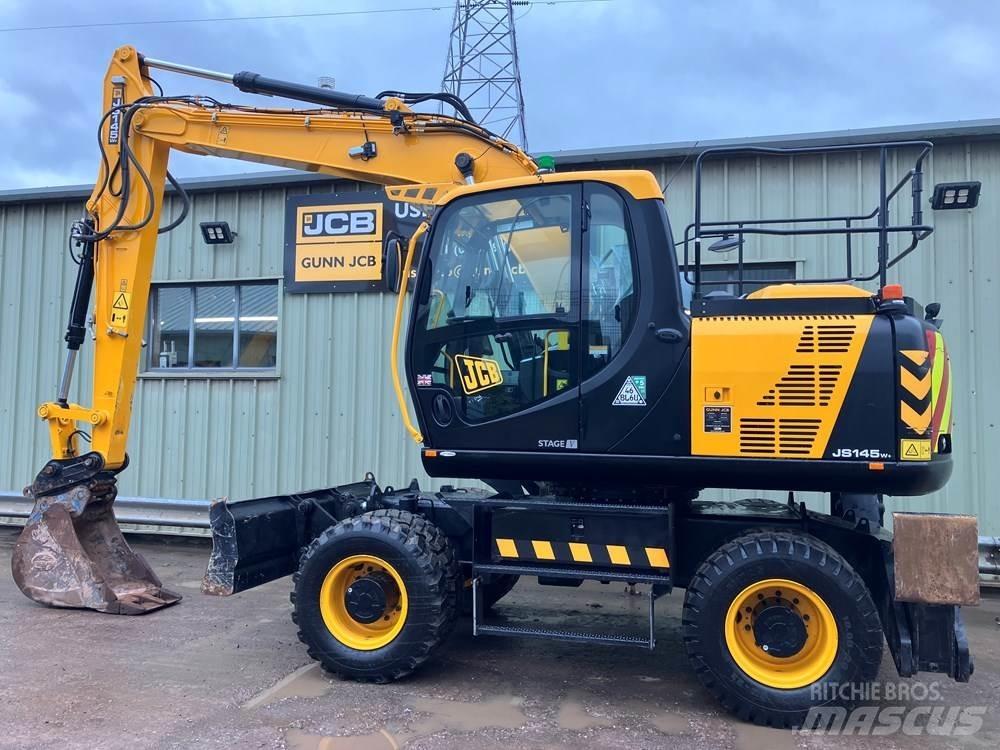 JCB JS145W Kolová rýpadla