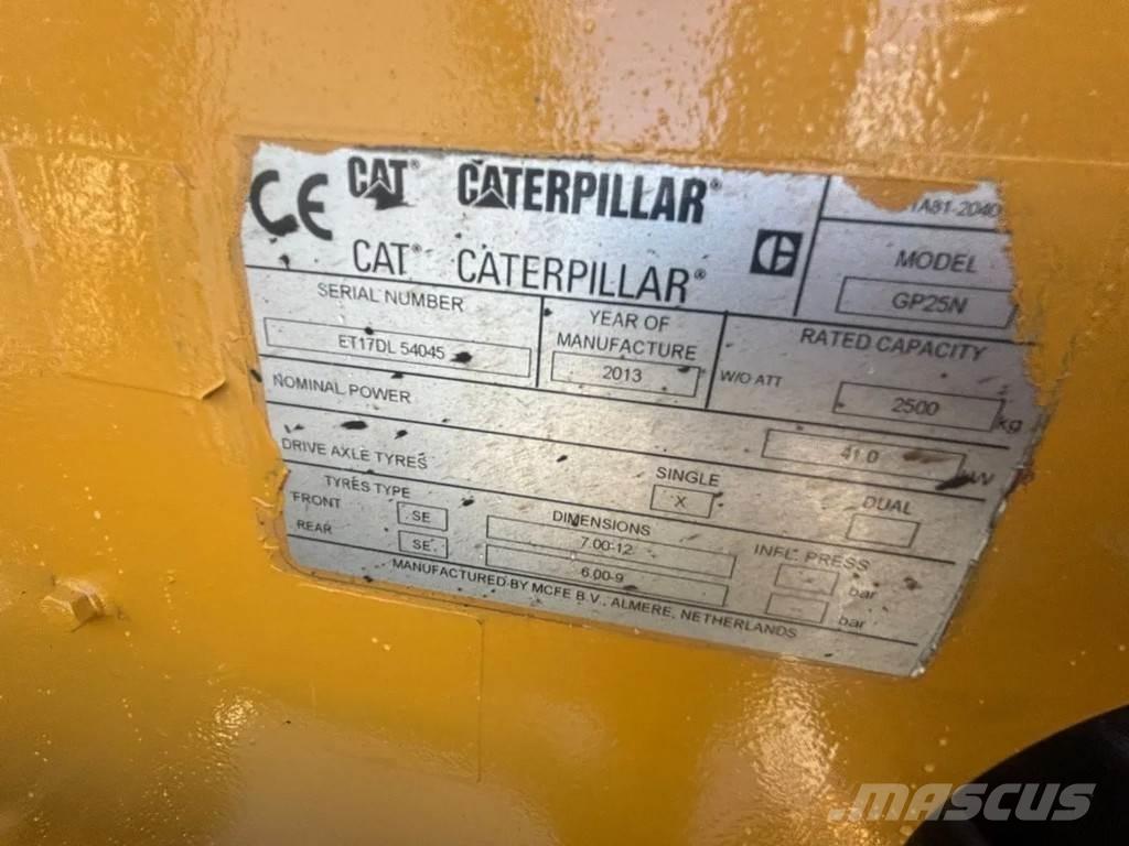 CAT GP25N Heftruck LPG vozíky