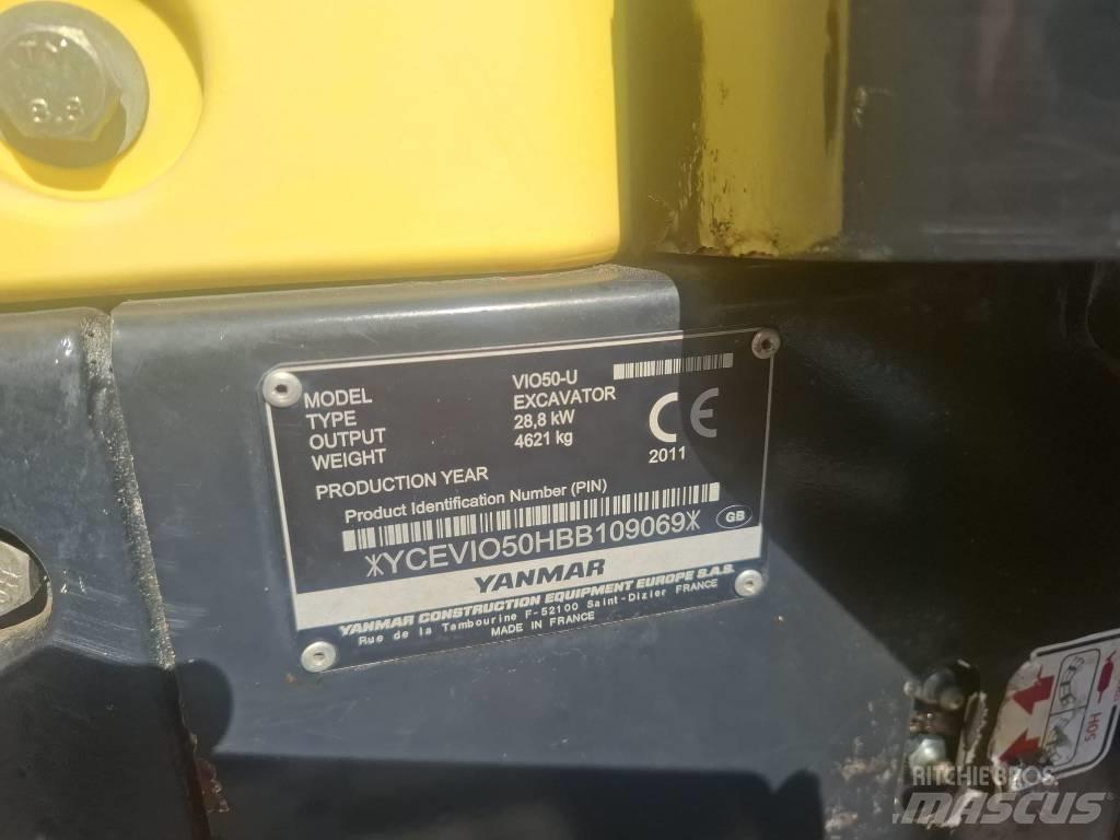 Yanmar Vio 50 U Mini rýpadla < 7t
