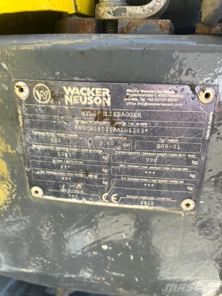 Wacker Neuson 803 RD Mini rýpadla < 7t
