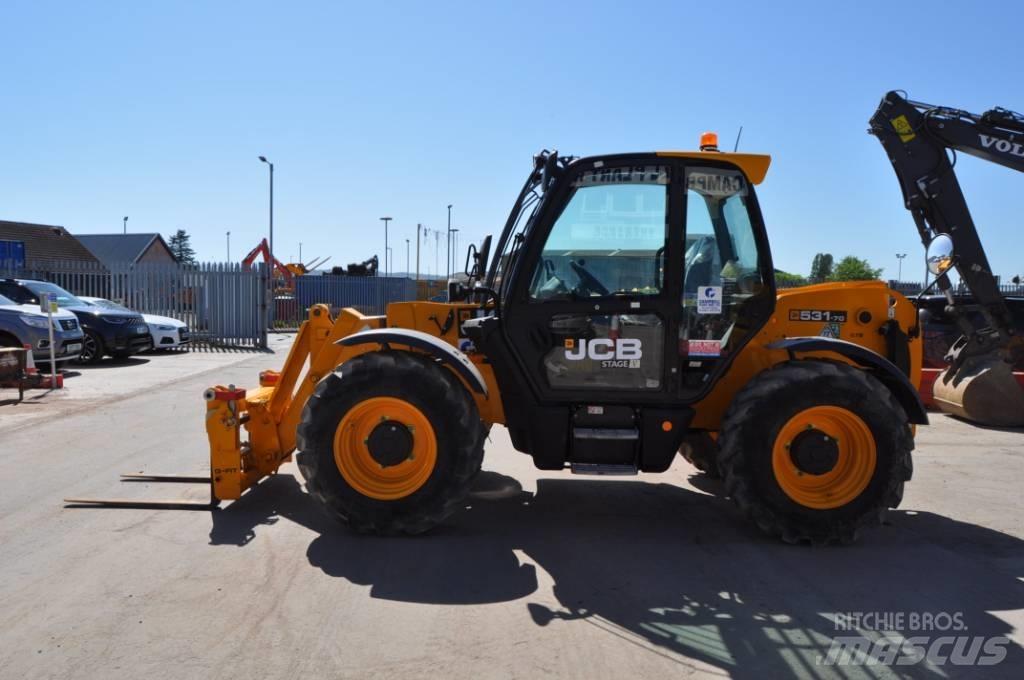 JCB 531-70 Teleskopické manipulátory