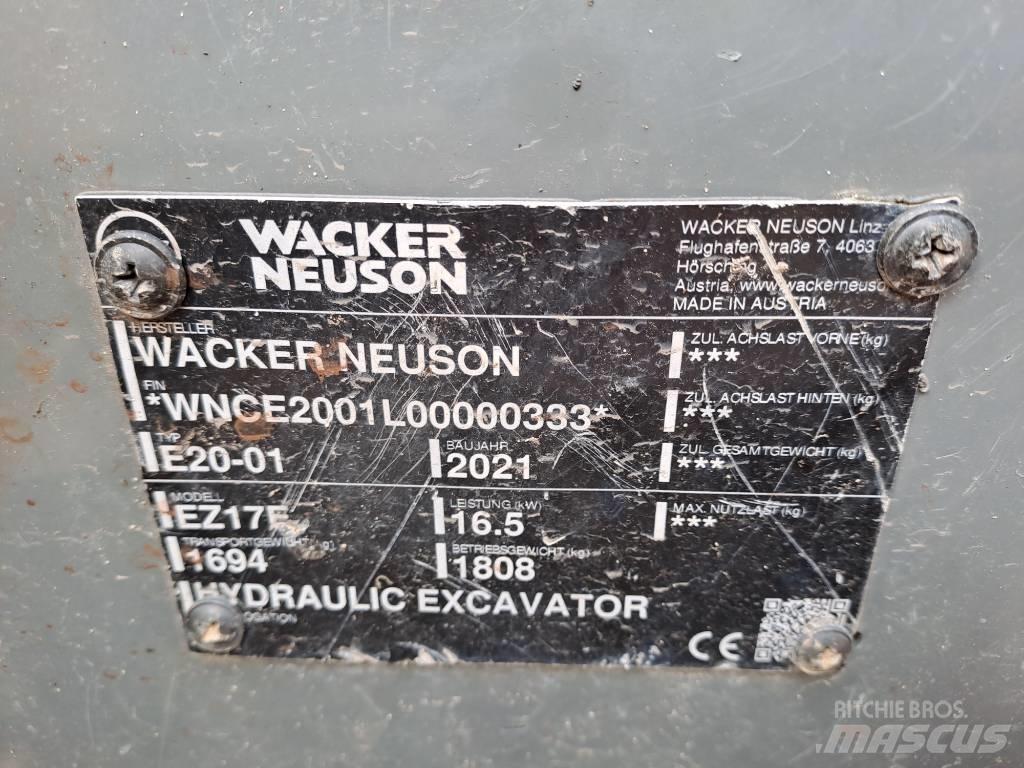 Wacker Neuson EZ17e Pásová rýpadla