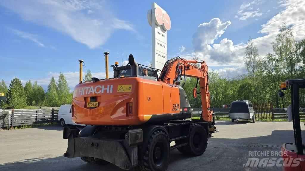 Hitachi ZX 170 W-5 Kolová rýpadla