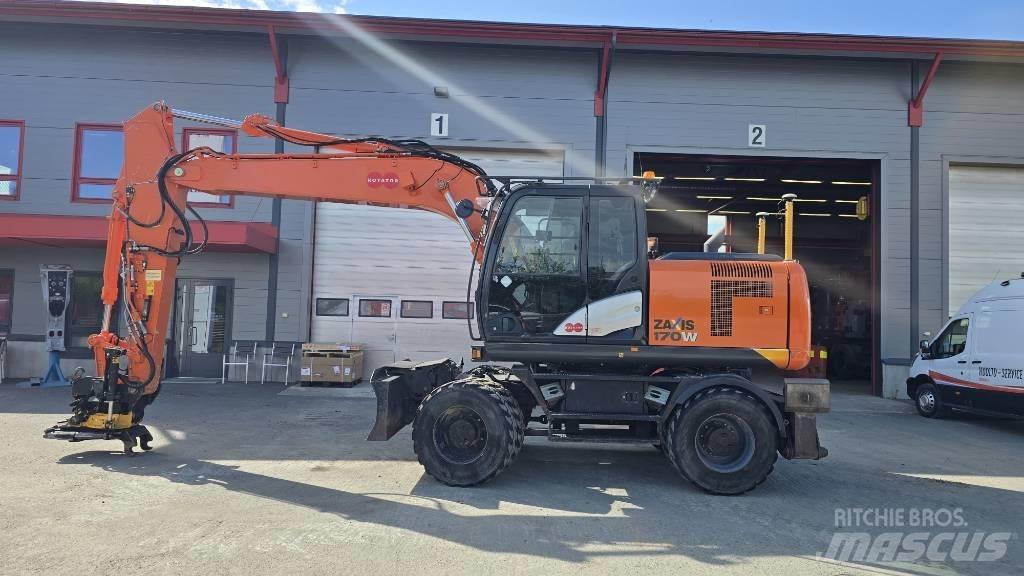 Hitachi ZX 170 W-5 Kolová rýpadla