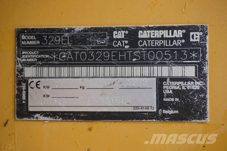 CAT 329 EL Pásová rýpadla
