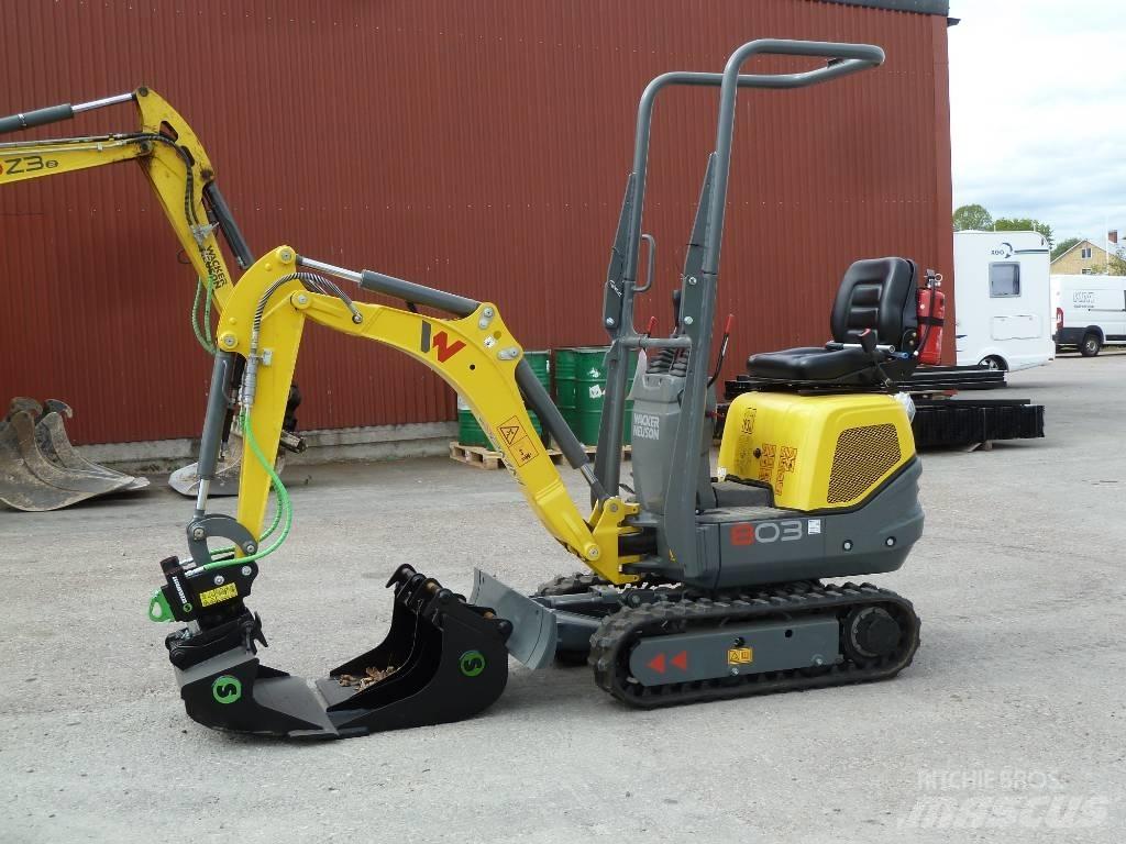 Wacker Neuson 803 Mini rýpadla < 7t