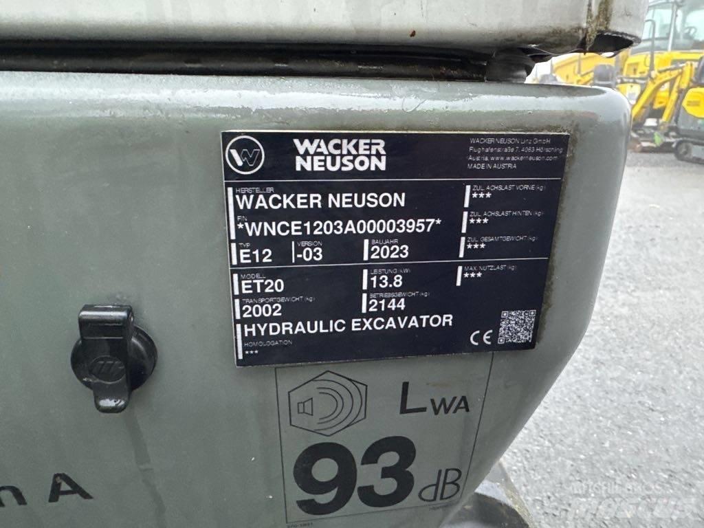 Wacker Neuson ET20 Pásová rýpadla