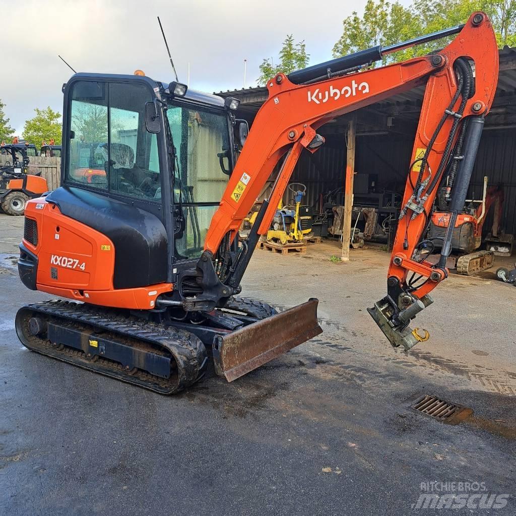 Kubota KX 027-4 Mini rýpadla < 7t