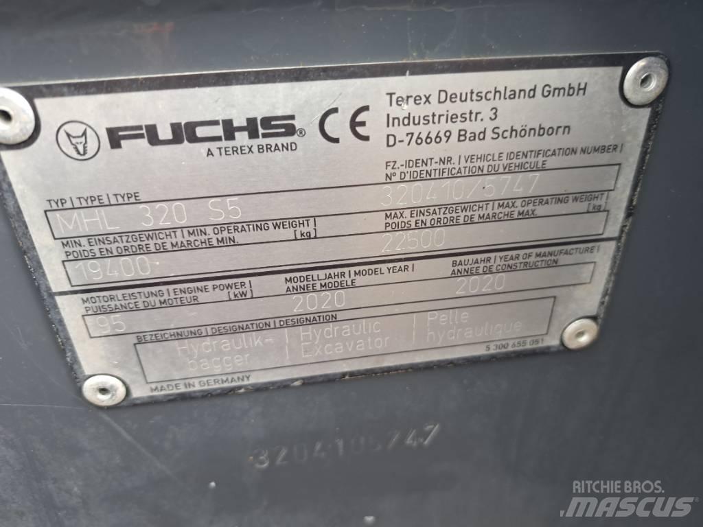 Fuchs MHL320F Stroje pro manipulaci s odpadem