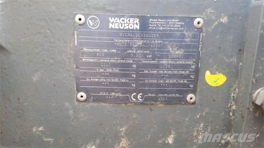 Wacker Neuson 803 Pásová rýpadla