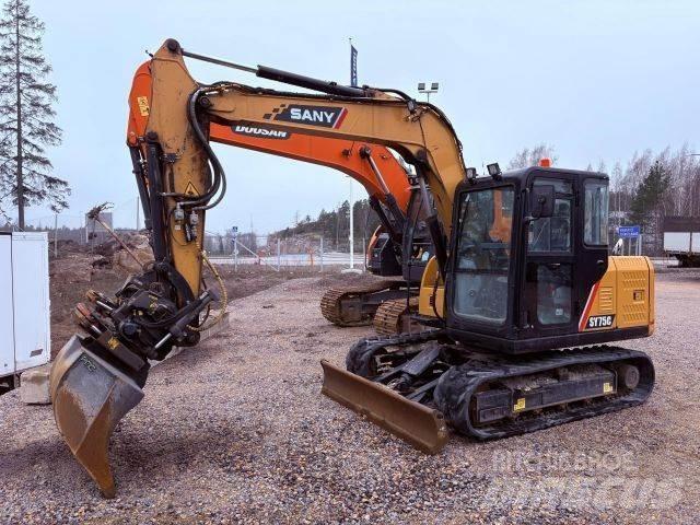 Sany SY75C Midi rýpadla 7t - 12t