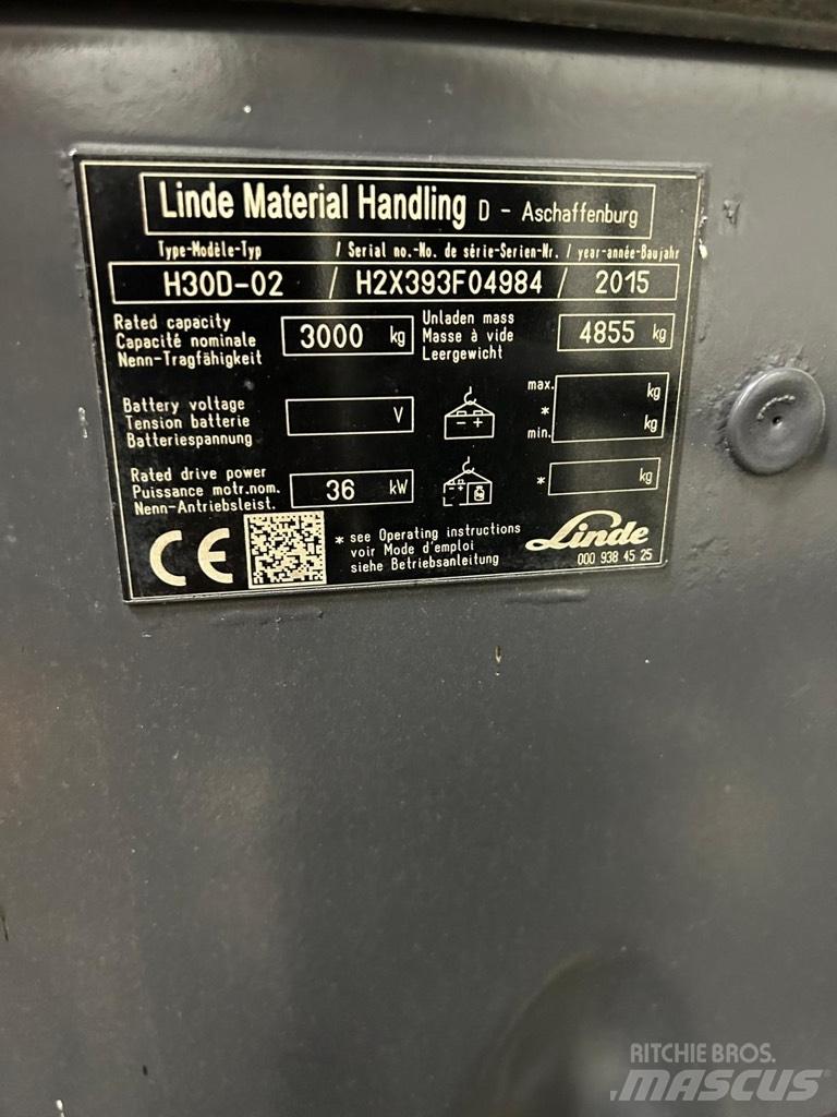 Linde H30D-02 EVO Dieselové vozíky