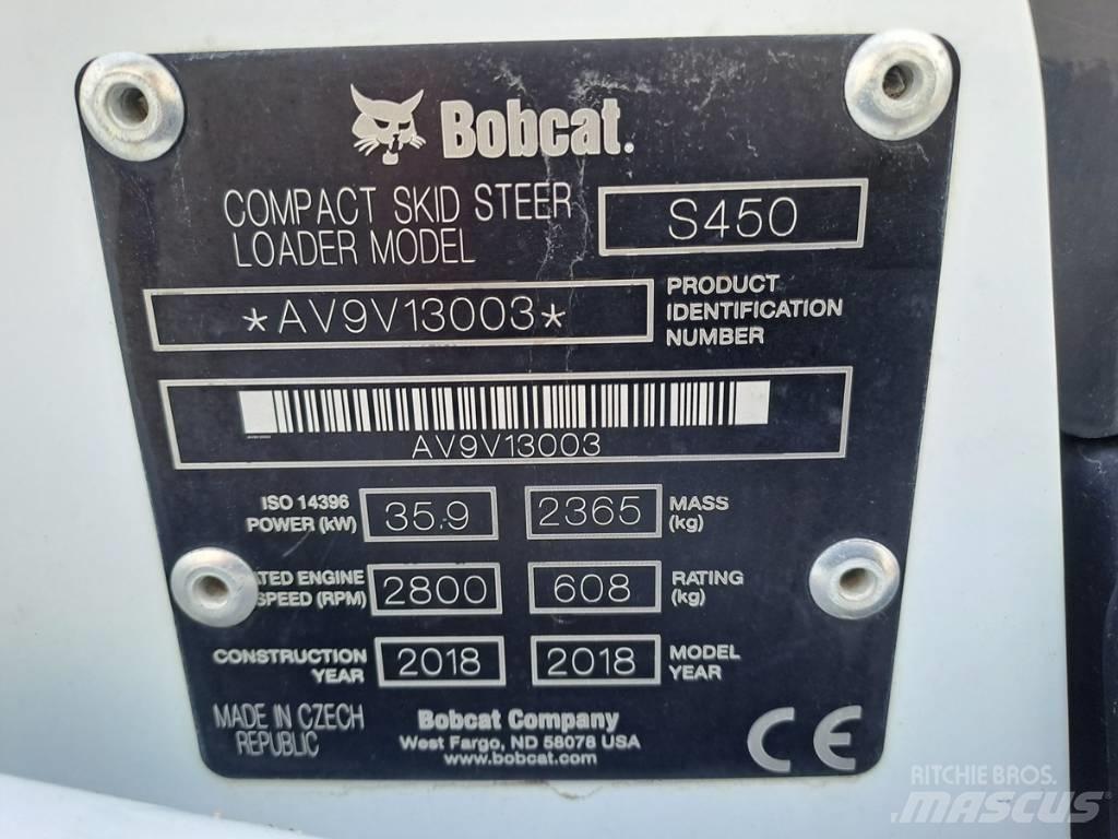 Bobcat S 450 Smykem řízené nakladače