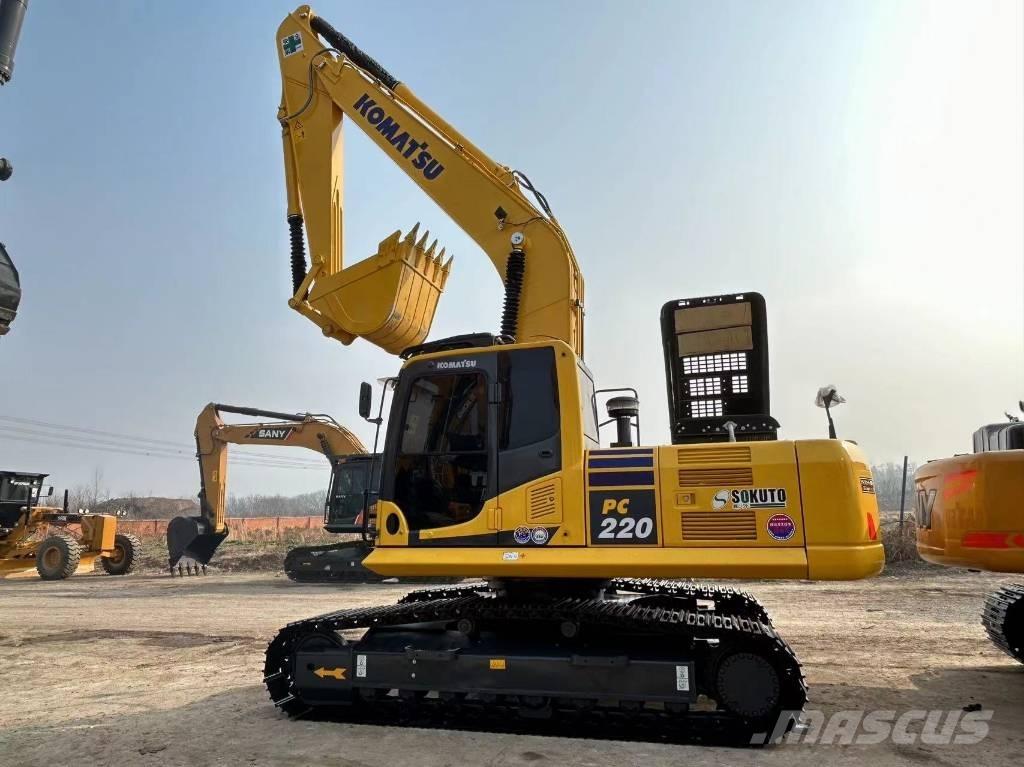 Komatsu 220 Pásová rýpadla