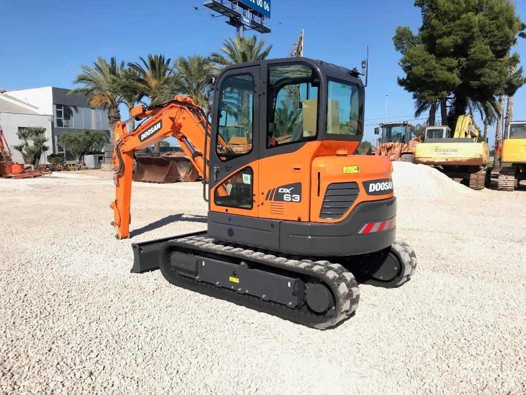 Doosan DX 63-3 Mini rýpadla < 7t