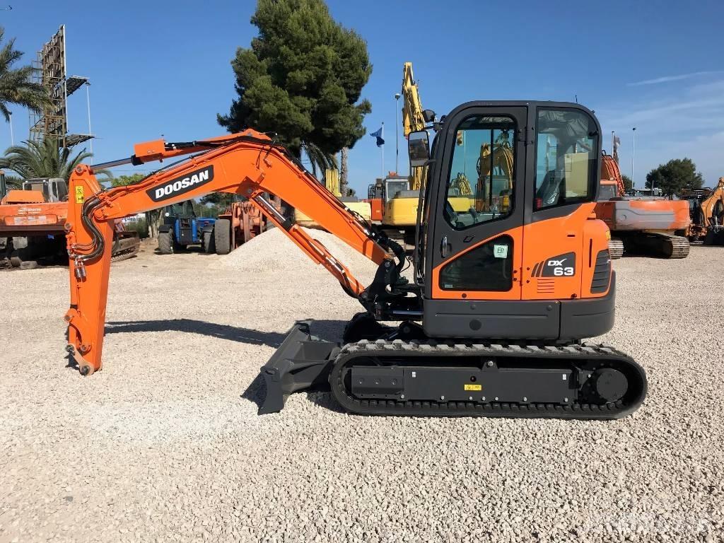 Doosan DX 63-3 Mini rýpadla < 7t
