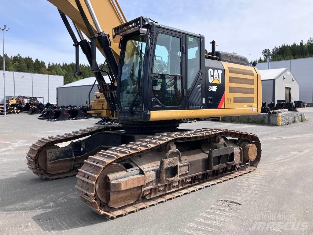 CAT 340F Pásová rýpadla