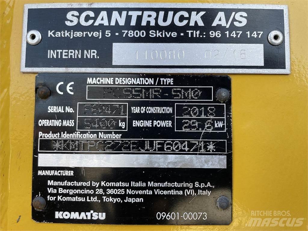 Komatsu PC55MR-5 Kolová rýpadla