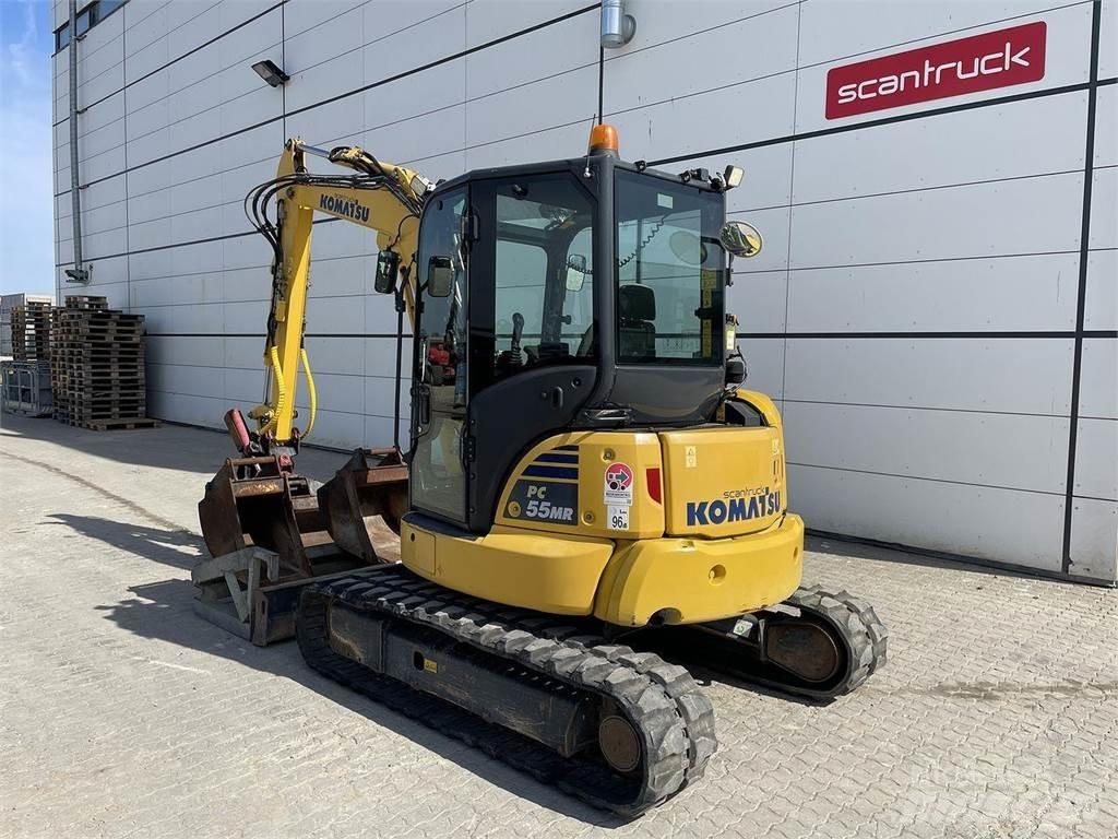 Komatsu PC55MR-5 Kolová rýpadla