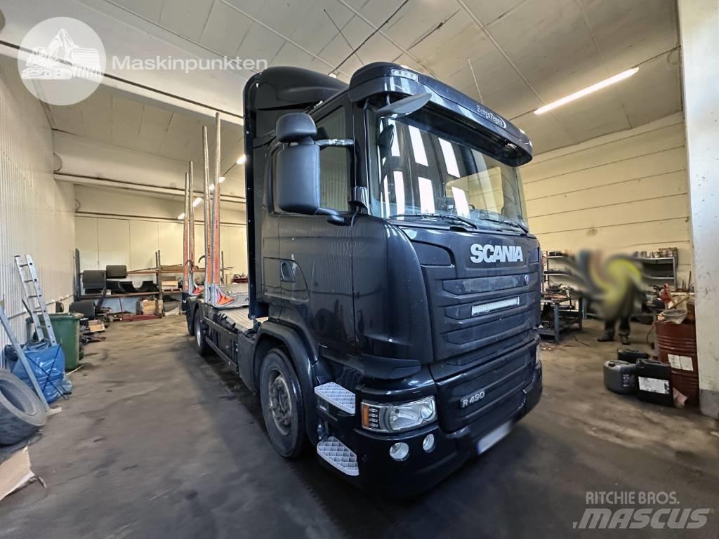 Scania R 490 LB Vozy na přepravu kmenů
