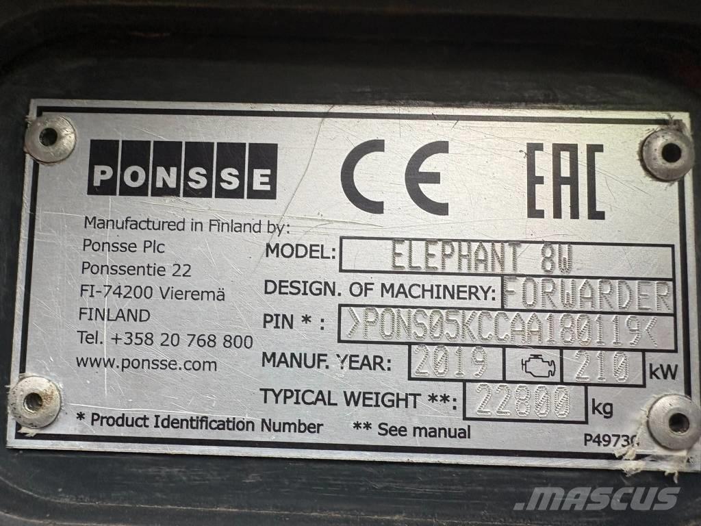 Ponsse Elephant Vyvážecí traktory