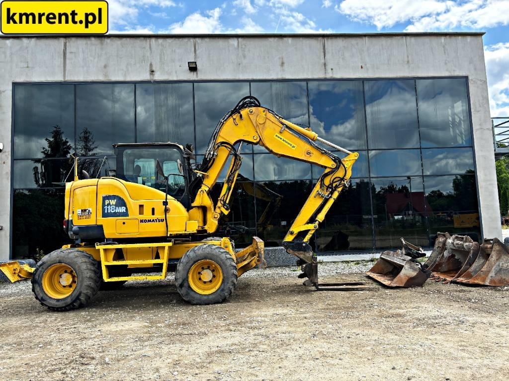 Komatsu PW 118 MR-8 Kolová rýpadla