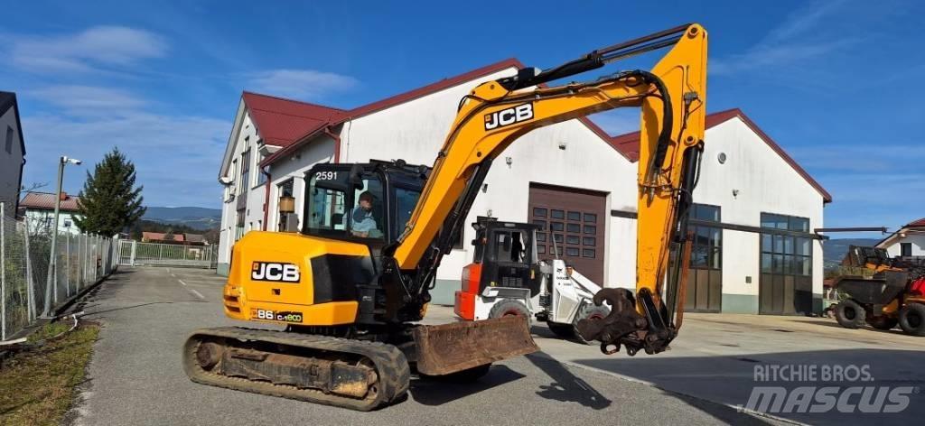 JCB 86C-1 Midi rýpadla 7t - 12t