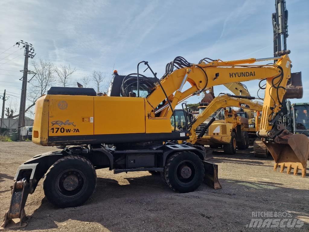 Hyundai R 170 W Kolová rýpadla