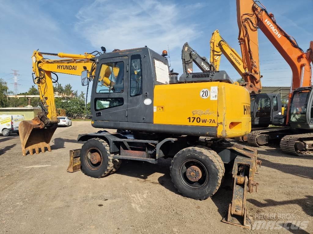 Hyundai R 170 W Kolová rýpadla