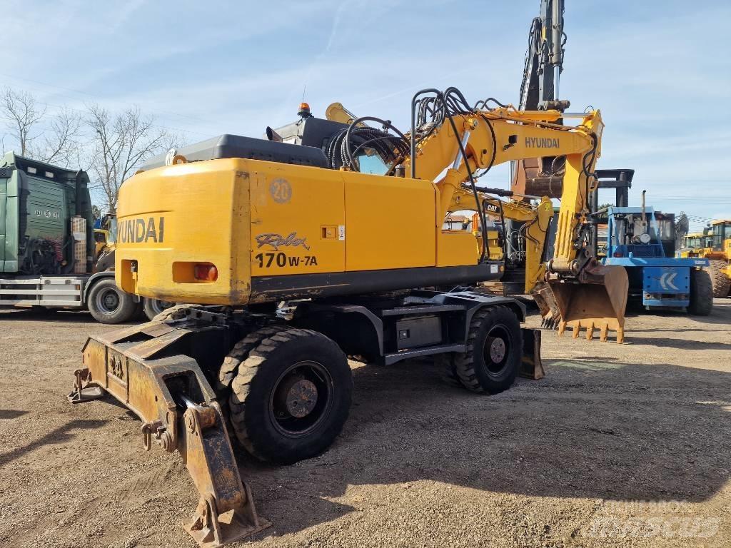 Hyundai R 170 W Kolová rýpadla