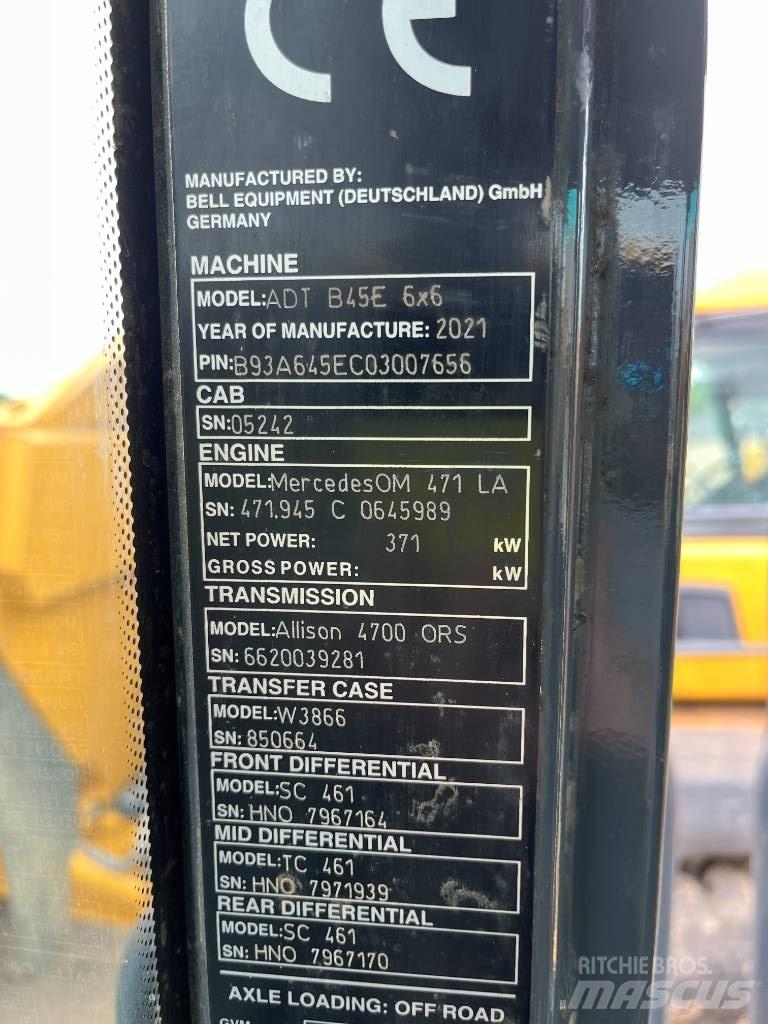Bell B45E Kloubové dempry