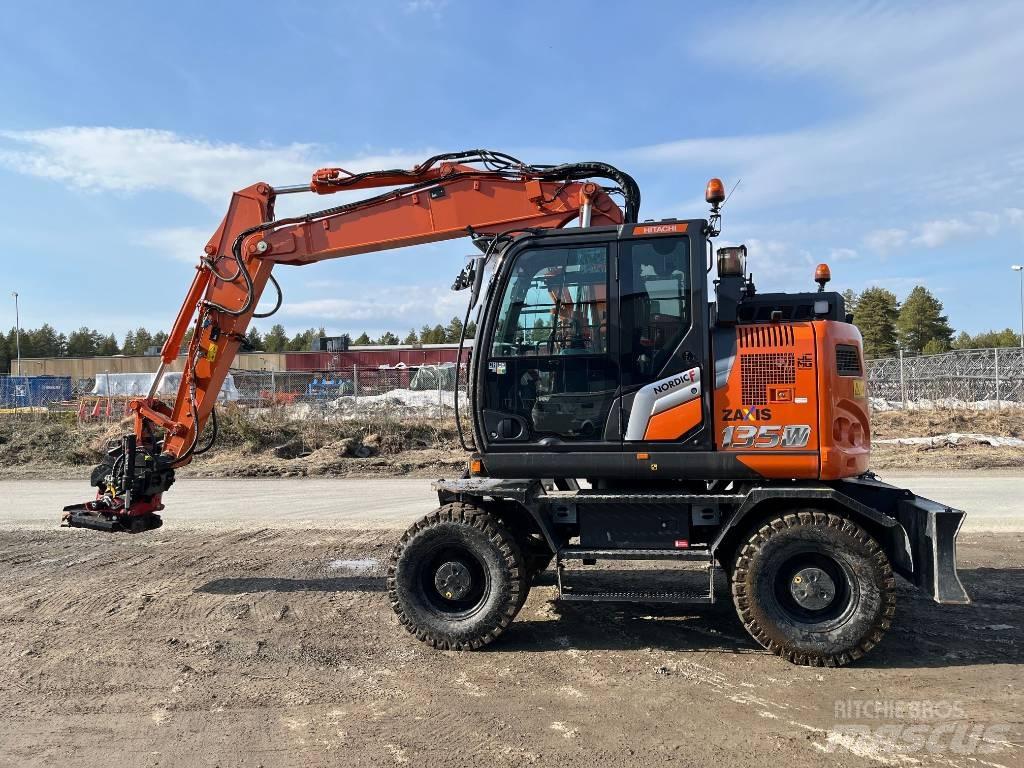 Hitachi ZX135W-7 Kolová rýpadla
