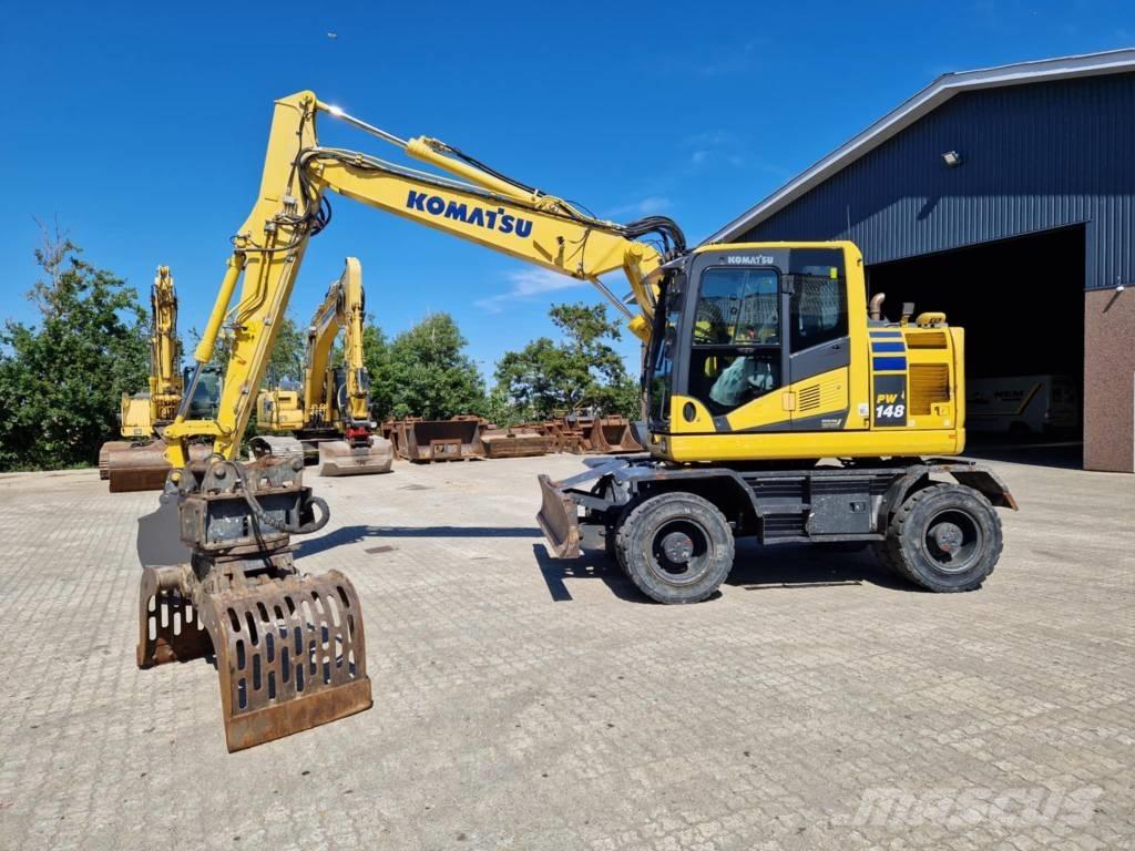 Komatsu PW 148-11 Kolová rýpadla