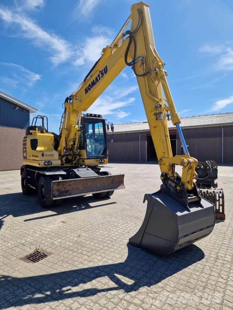 Komatsu PW 148-11 Kolová rýpadla