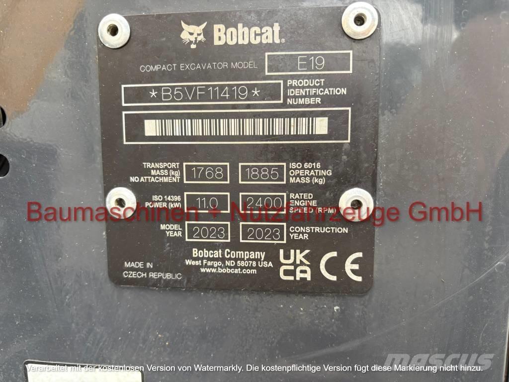Bobcat E 19 Mini rýpadla < 7t