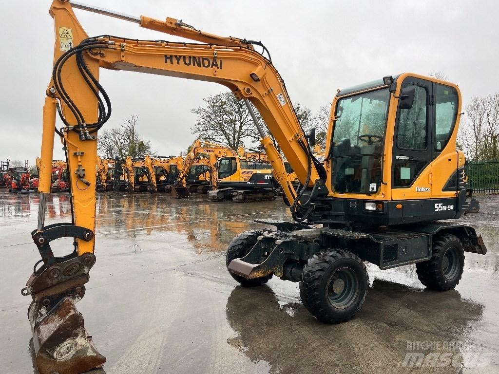 Hyundai R55W-9A Kolová rýpadla